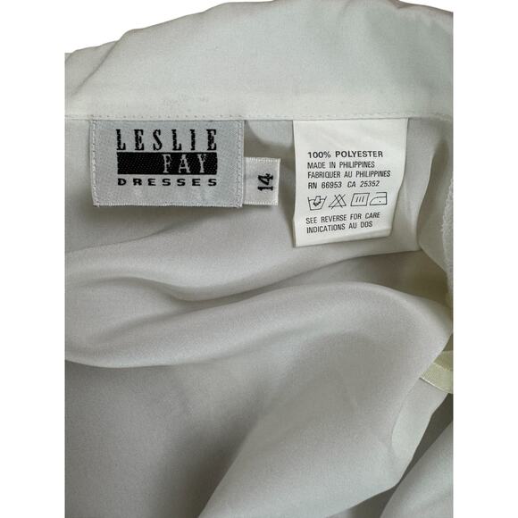 Leslie Fay VINTAGE 2-Piece Blazer & Romper Set Size 14 Blue Floral NWT - Picture 16 of 16